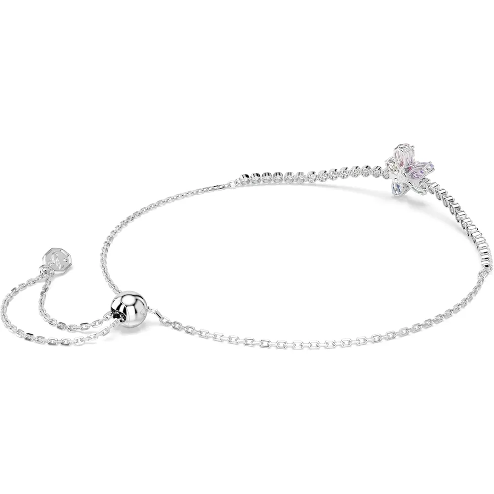 SWAROVSKI PULSERA FLOR SILVESTRE ACABADO RODIO PARA MUJER | MULTICOLOR