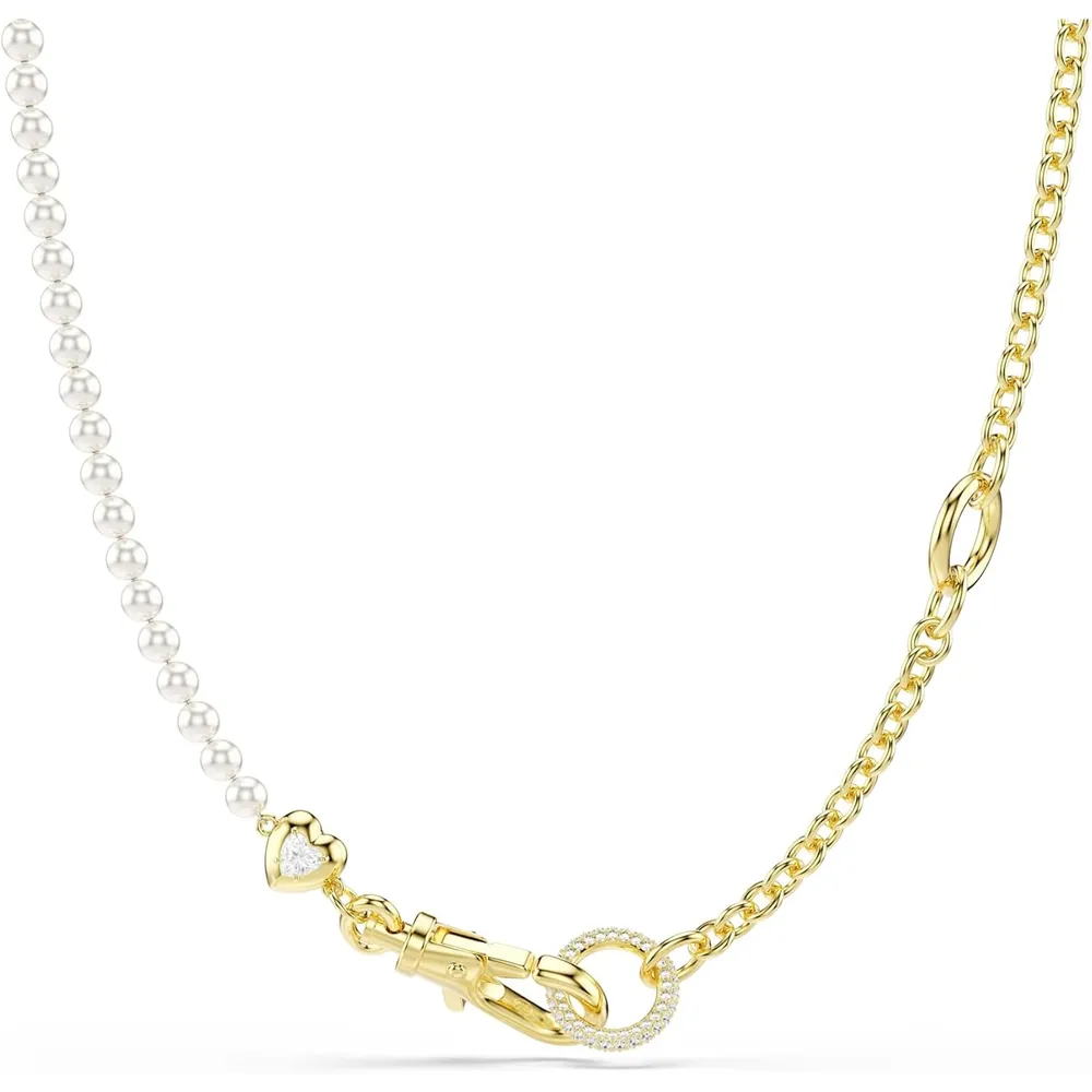 SWAROVSKI COLLAR SS26 PARA MUJER | BLANCO/DORADO