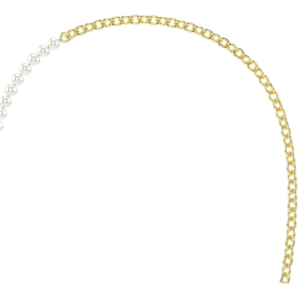 SWAROVSKI COLLAR SS26 PARA MUJER | BLANCO/DORADO