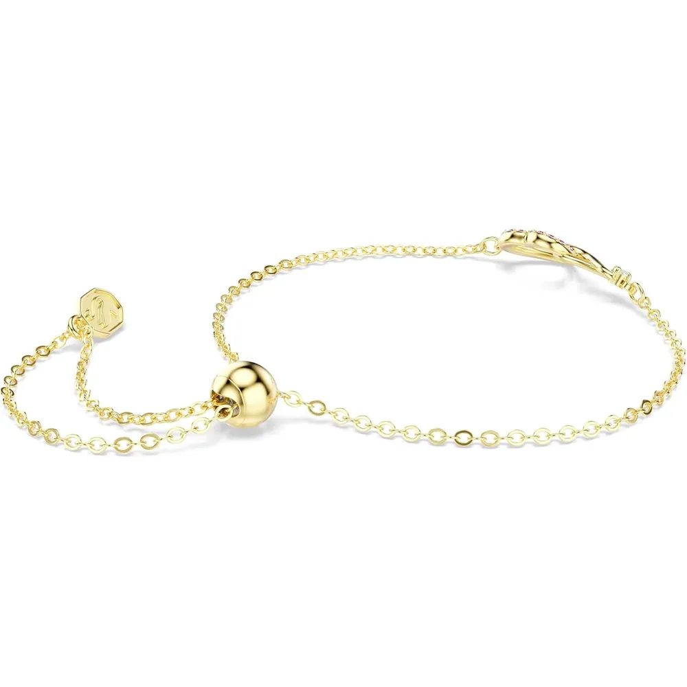 SWAROVSKI PULSERA CORAZÓN INFINITO ACABADO ORO PARA MUJER | DORADO