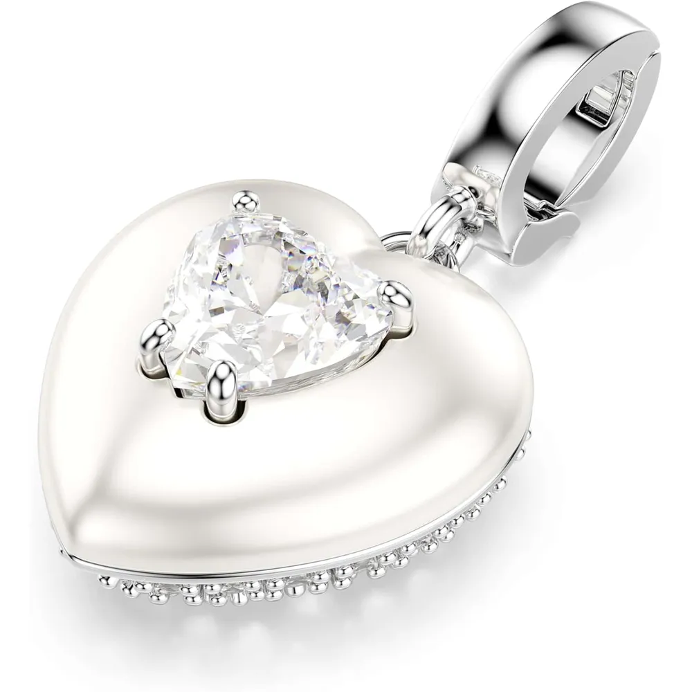 SWAROVSKI CHARMS IDYLLIA FORMA DE CORAZÓN  PARA MUJER | PLATEADO