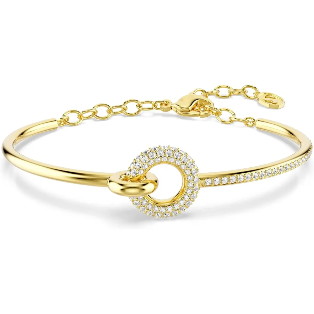 SWAROVSKI PULSERA BANGLE PAVÉ DEXTERA ACABADO ORO PARA MUJER | DORADO