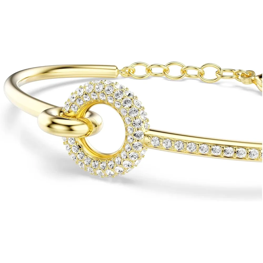 SWAROVSKI PULSERA BANGLE PAVÉ DEXTERA ACABADO ORO PARA MUJER | DORADO