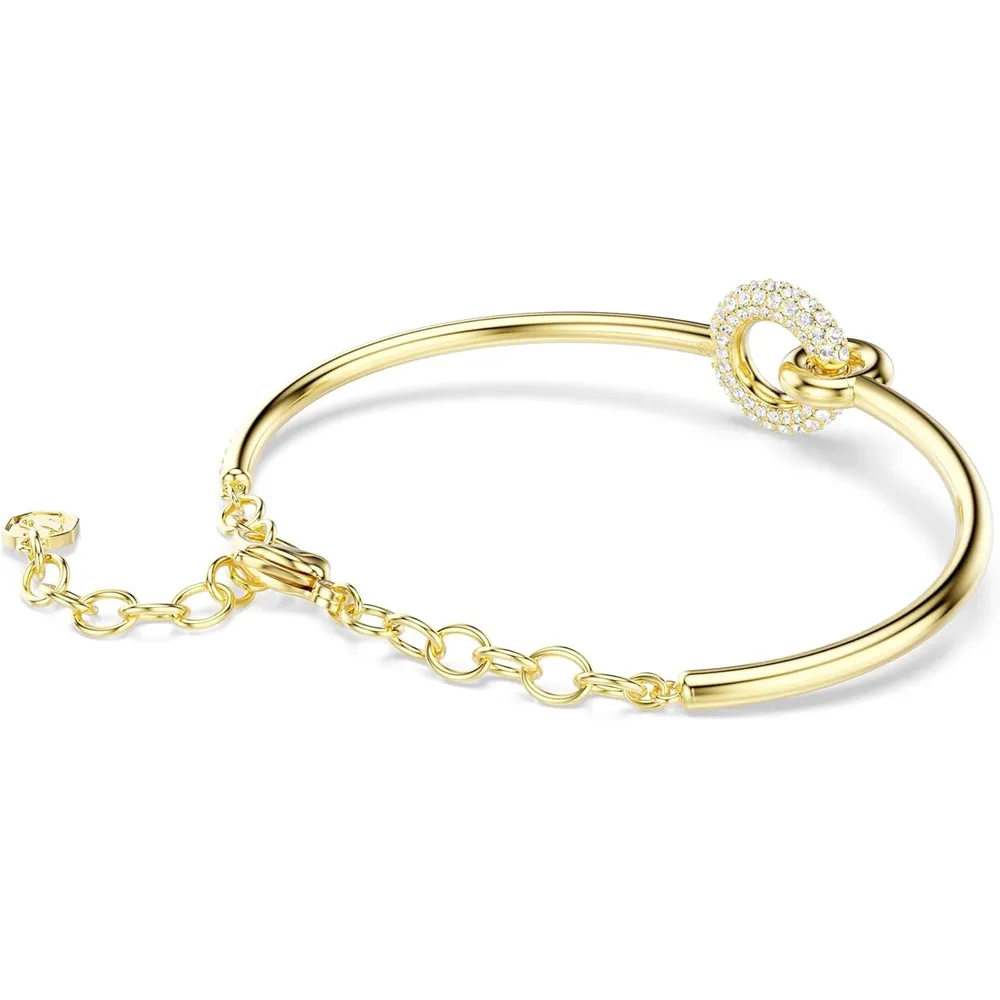 SWAROVSKI PULSERA BANGLE PAVÉ DEXTERA ACABADO ORO PARA MUJER | DORADO