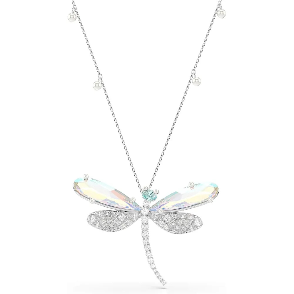 SWAROVSKI COLLAR LIBÉLULA PERLA PARA MUJER | MULTICOLOR