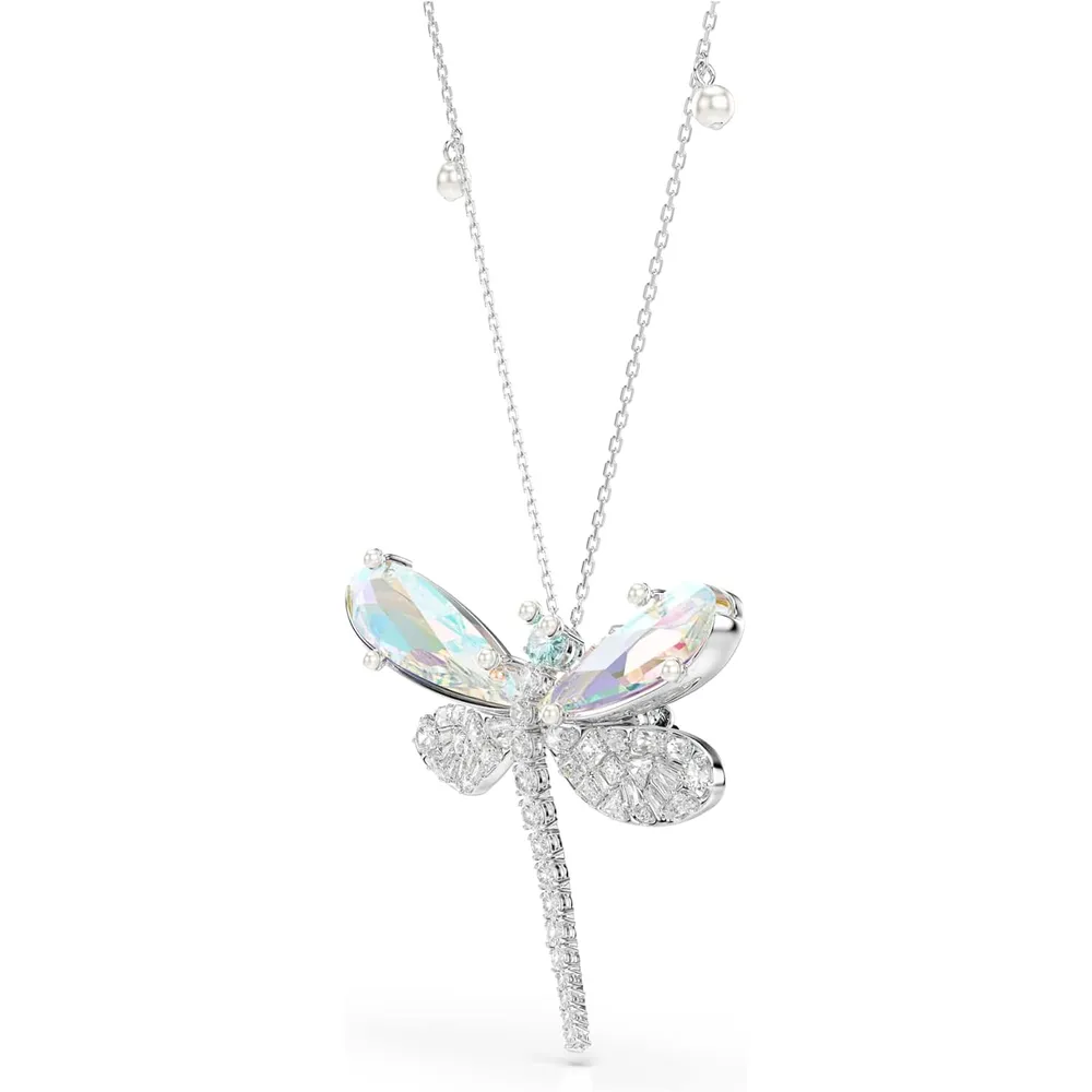 SWAROVSKI COLLAR LIBÉLULA PERLA PARA MUJER | MULTICOLOR