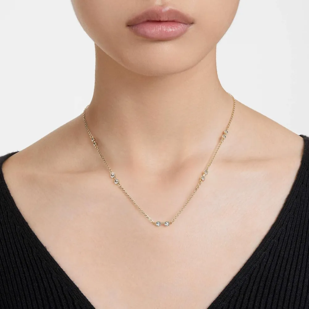 SWAROVSKI COLLAR SS26 PARA MUJER | DORADO/BLANCO