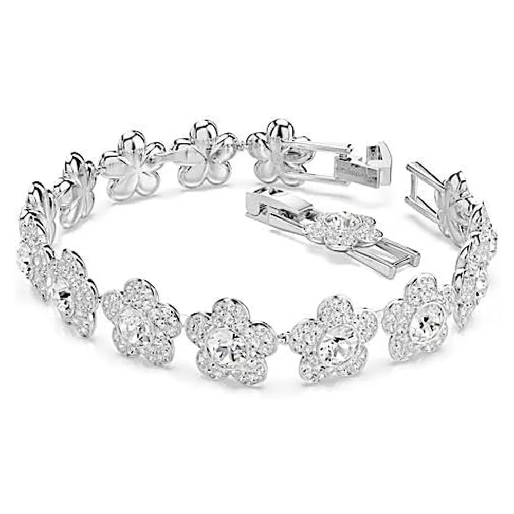 SWAROVSKI PULSERA FLORES PARA MUJER | TRANSPARENTE