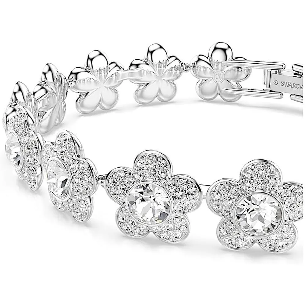 SWAROVSKI PULSERA FLORES PARA MUJER | TRANSPARENTE