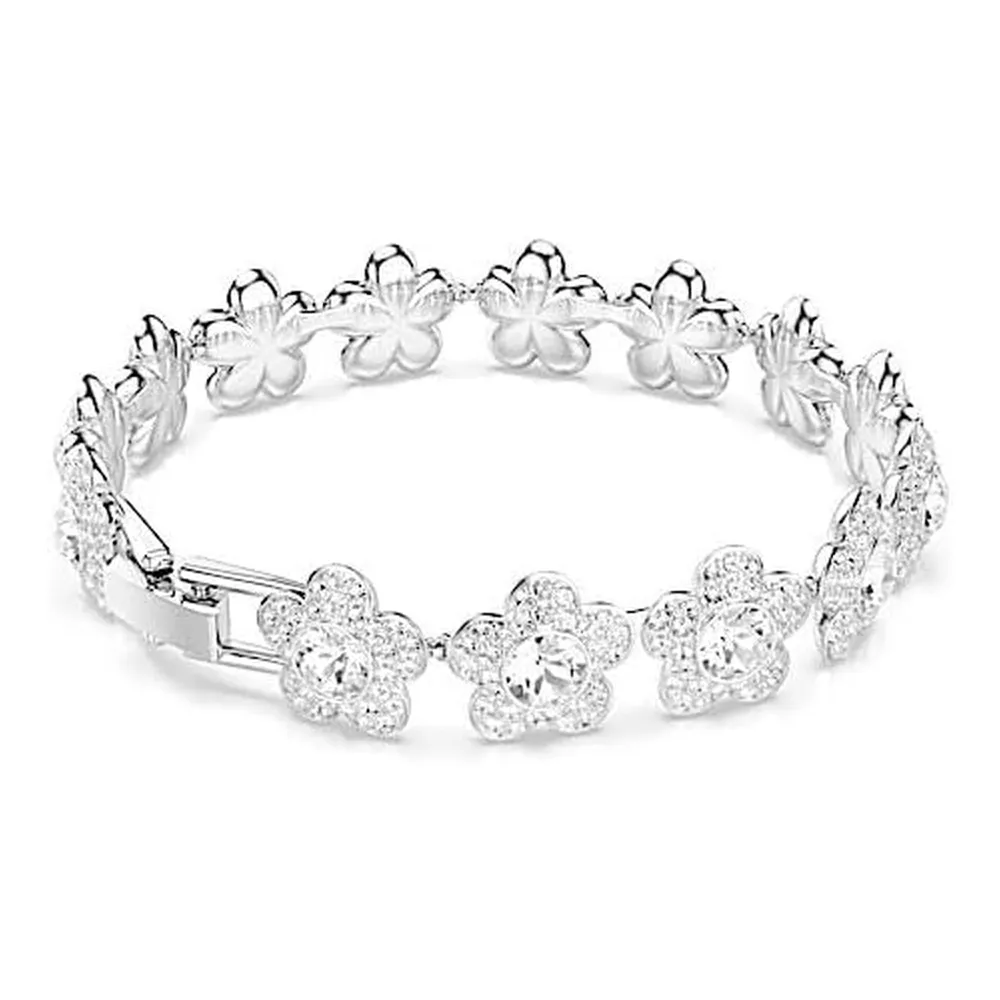 SWAROVSKI PULSERA FLORES PARA MUJER | TRANSPARENTE