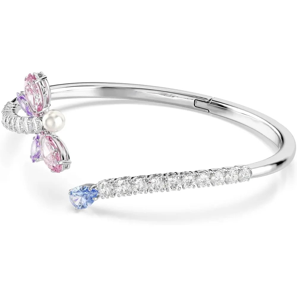SWAROVSKI ARIANA GRANDE PULSERA BANGLE LIBÉLULA ACABADO RODIO PARA MUJER LARGE | MULTICOLOR