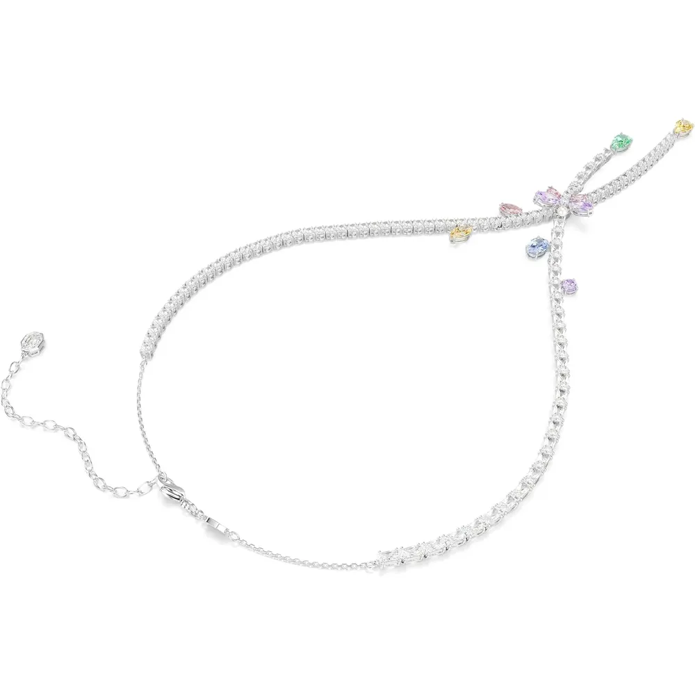SWAROVSKI ARIANA GRANDE COLLAR LIBÉLULA CRUZADO ACABADO RODIO PARA MUJER | MULTICOLOR