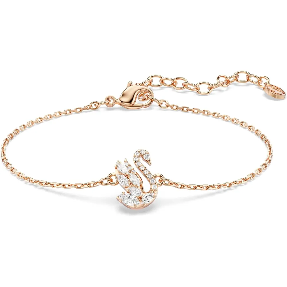 SWAROVSKI PULSERA CISNE ACABADO ORO ROSA PARA MUJER | ORO ROSA