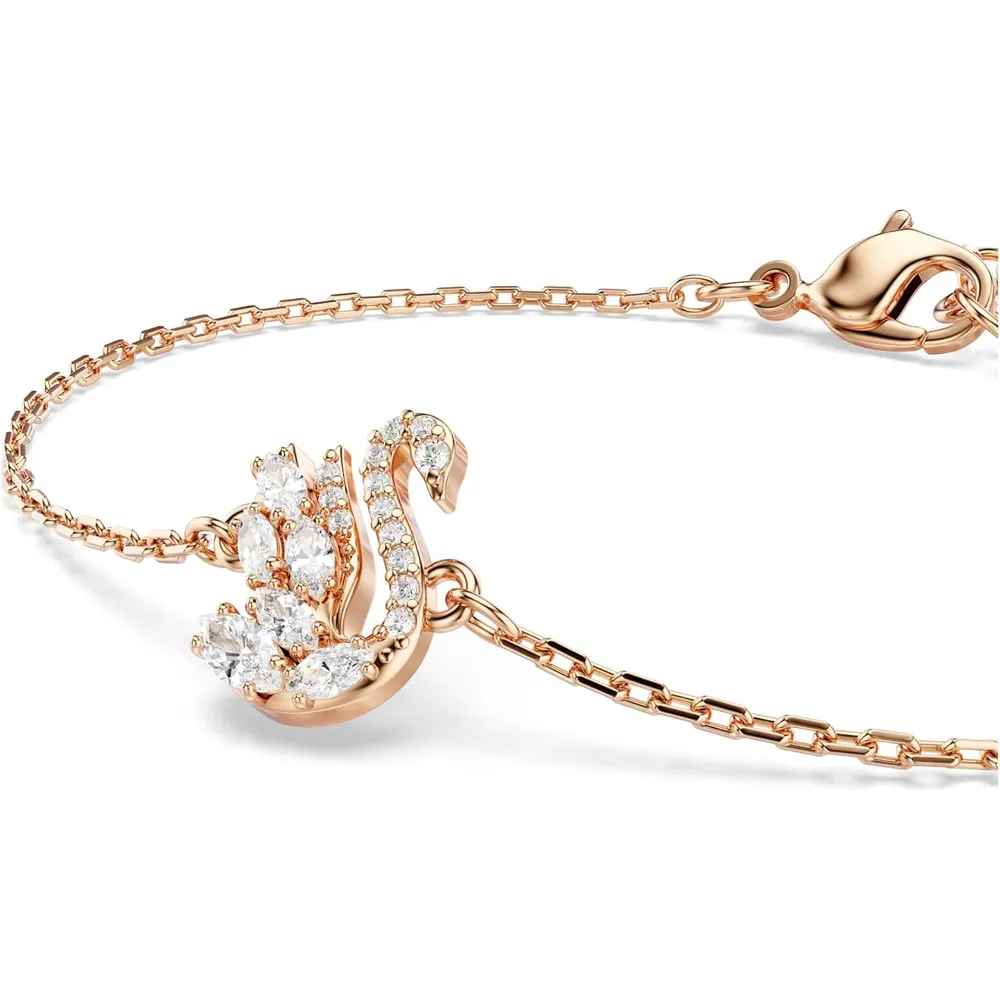 SWAROVSKI PULSERA CISNE ACABADO ORO ROSA PARA MUJER | ORO ROSA