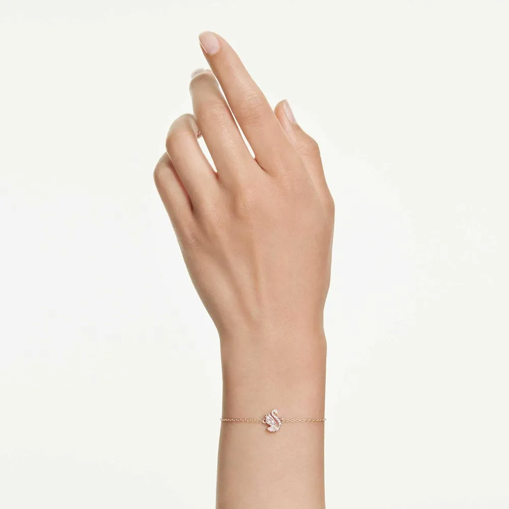 SWAROVSKI PULSERA CISNE ACABADO ORO ROSA PARA MUJER | ORO ROSA