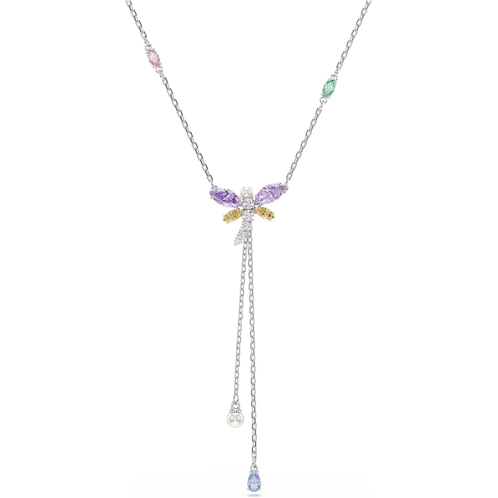 SWAROVSKI ARIANA GRANDE COLLAR Y LIBÉLULA PERLA PARA MUJER | MULTICOLOR