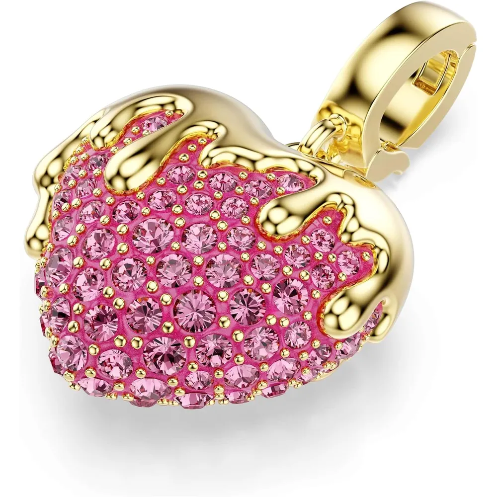 SWAROVSKI CHARM IDYLLIA ACABADO EN ORO ROSA PARA MUJER | ROSADO / DORADO