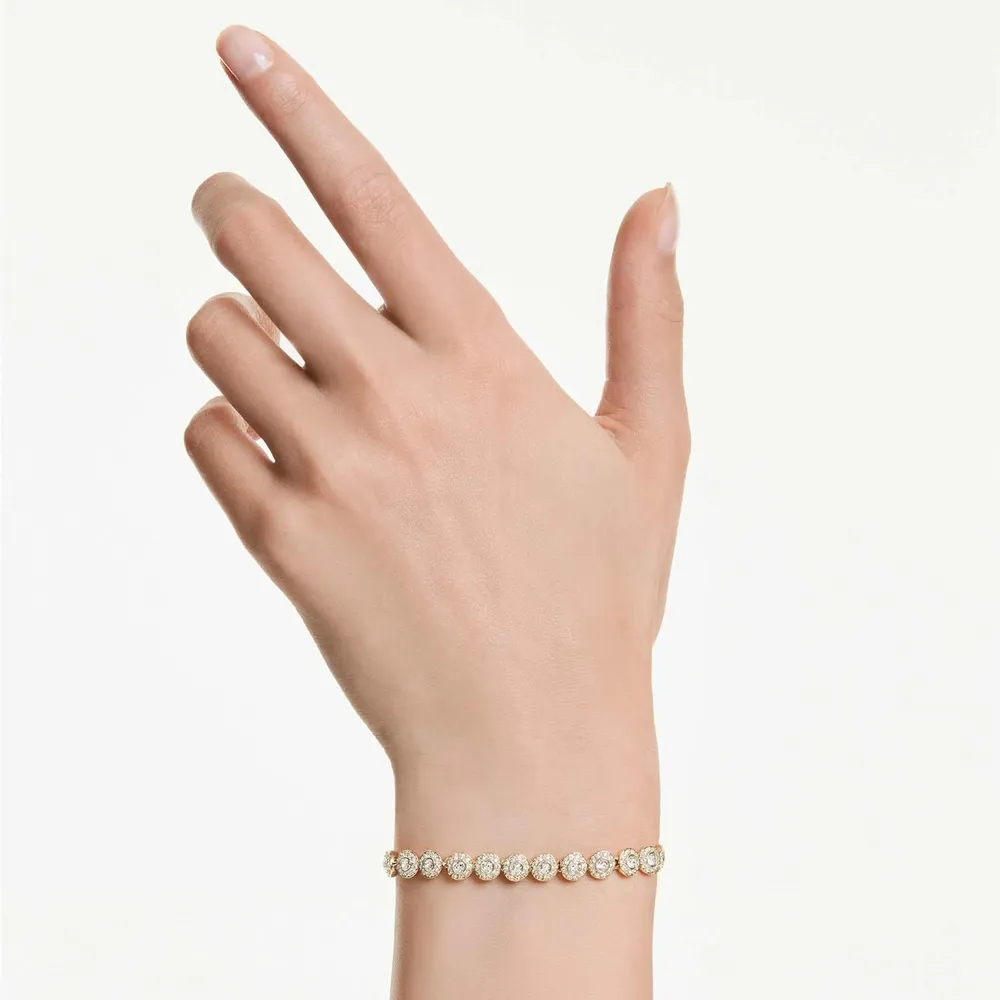 SWAROVSKI PULSERA UNA ANGELIC ACABADO DORADO PARA MUJER | DORADO