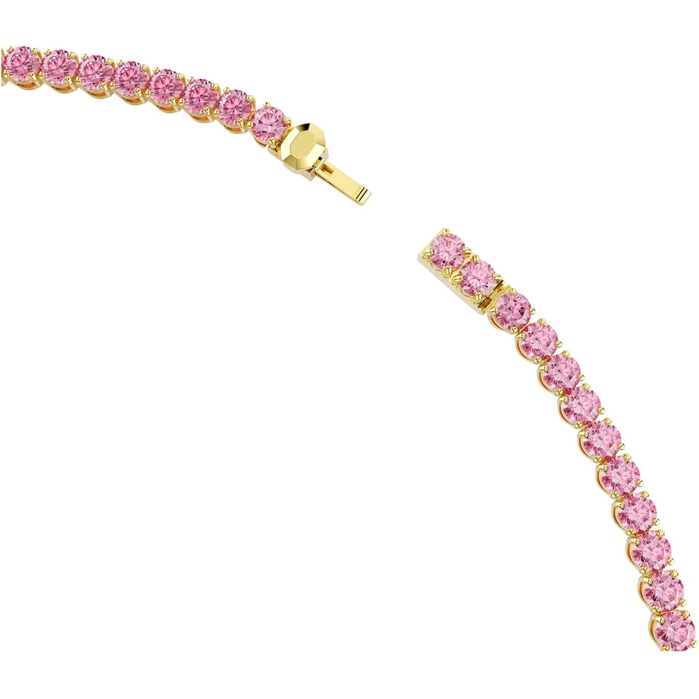 SWAROVSKI COLLAR UNA ANGELIC PARA MUJER | ROSADO / DORADO
