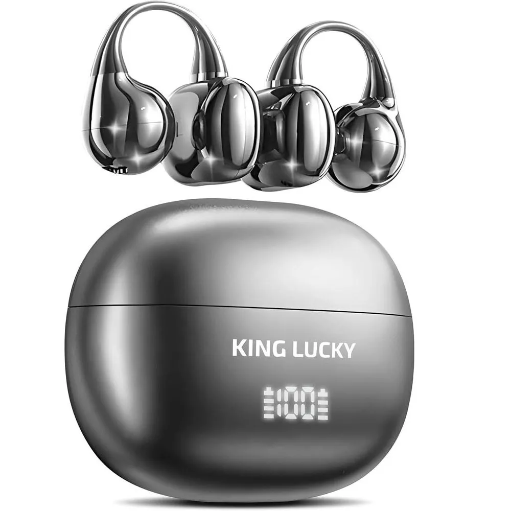AUDÍFONOS INALÁMBRICOS KING LUCKY GEN 3 CLIP BLUETOOTH 6.0 | NEGRO