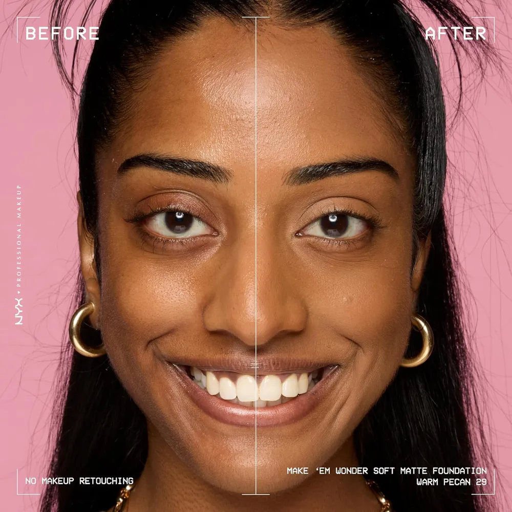 b0fzc4pgwf_2_webp.webp NYX Make 'em Wonder Base Líquida | 29 Warm Pecan
