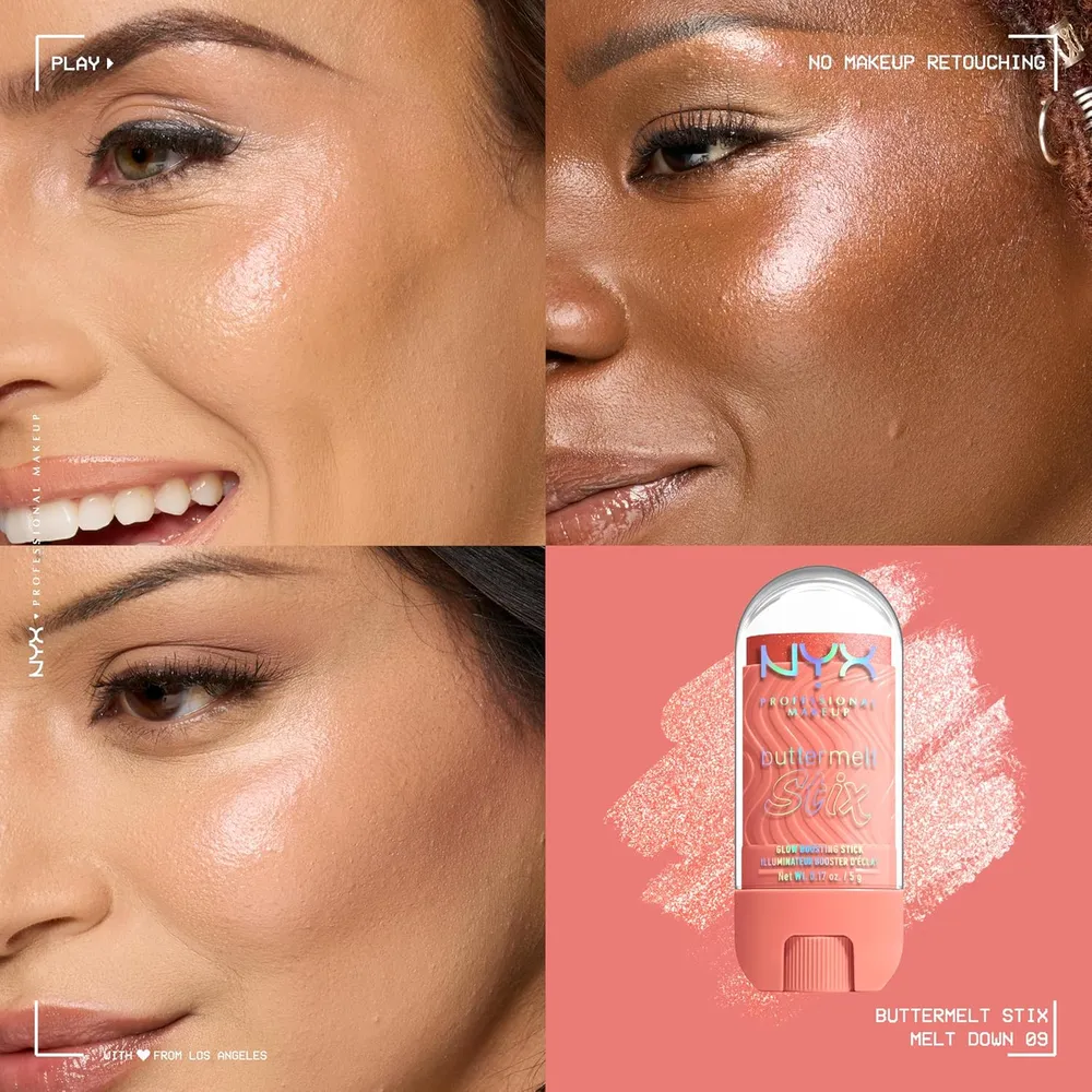 NYX Buttermelt Glaze Stix Iluminador en Barra | 09 Melt Down