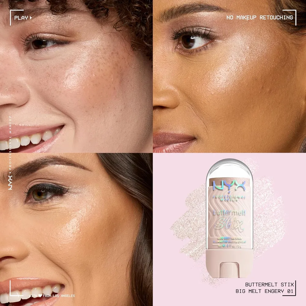 NYX Buttermelt Glaze Stix Iluminador en Barra | 01 Big Melt Energy