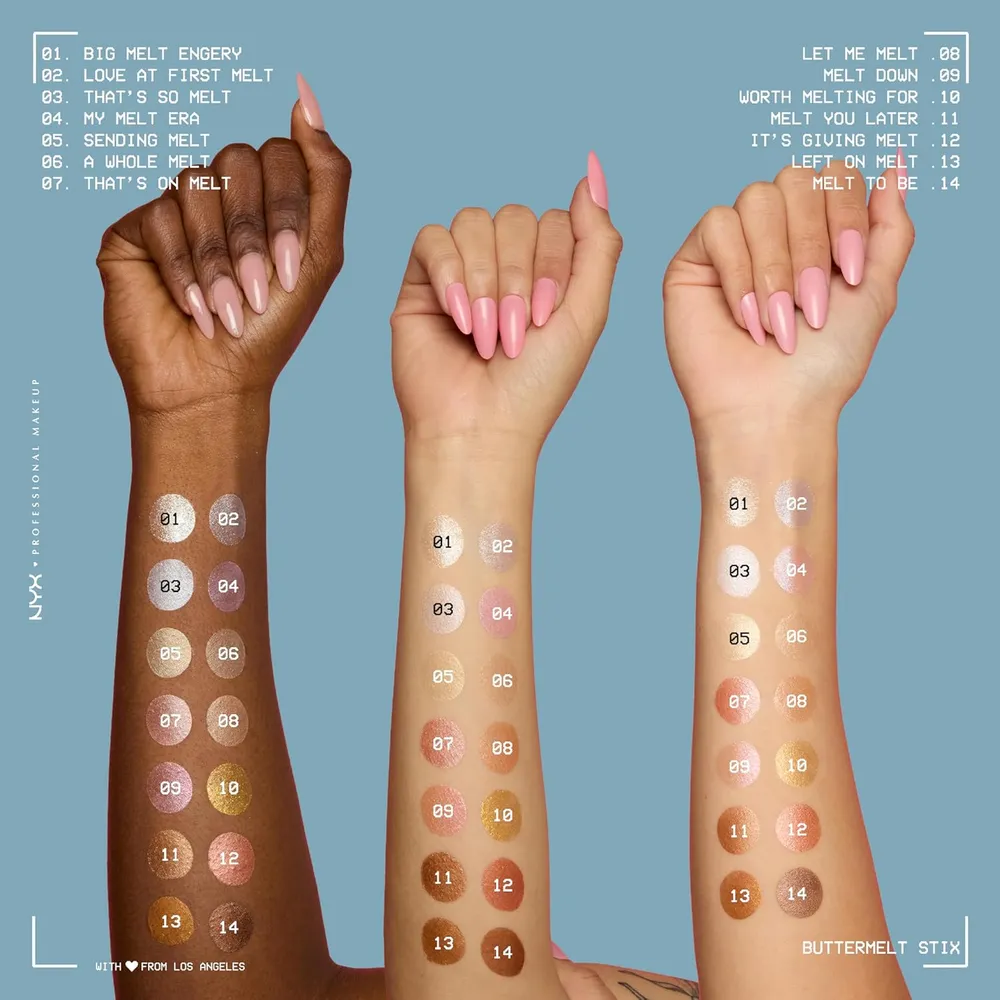 NYX Buttermelt Glaze Stix Iluminador en Barra | 01 Big Melt Energy