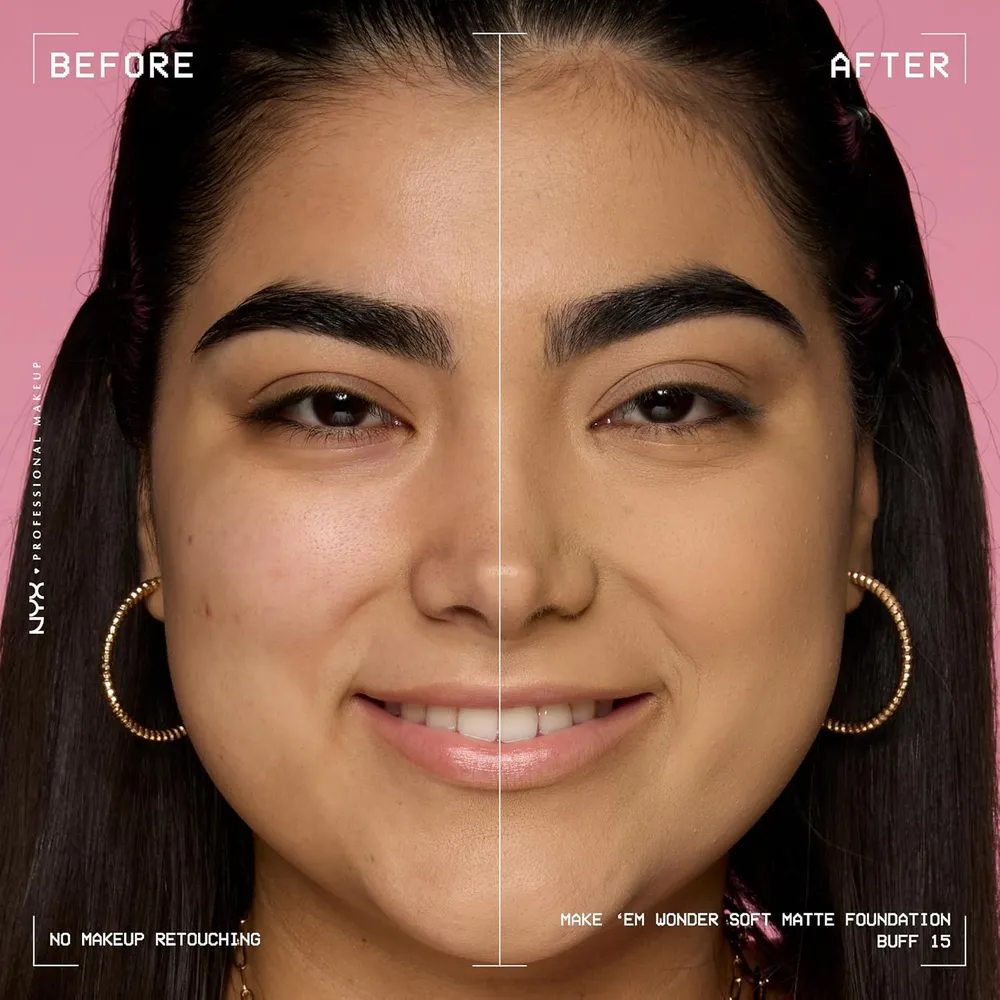 NYX Make 'em Wonder Base Líquida | 15 Buff