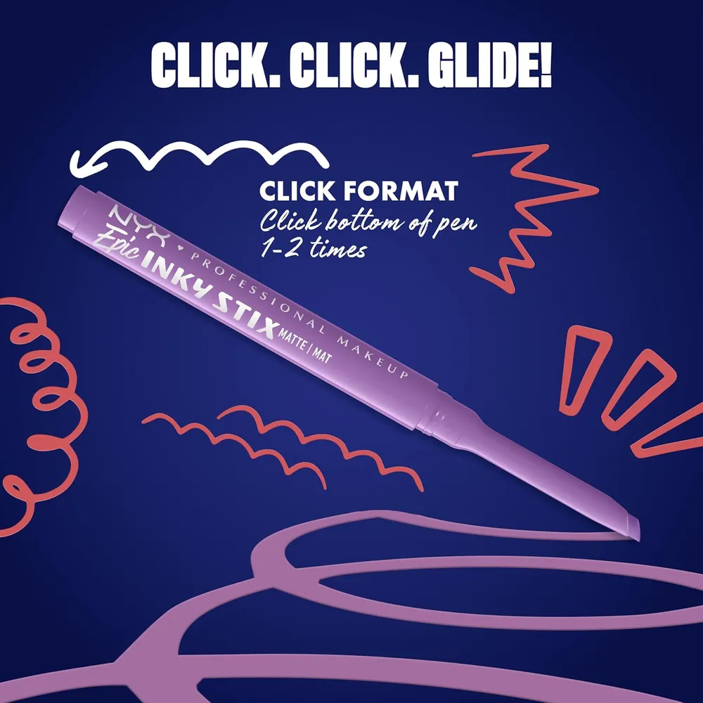 NYX Epic Inky Stix Delineador de Ojos | 09 Lavender Link