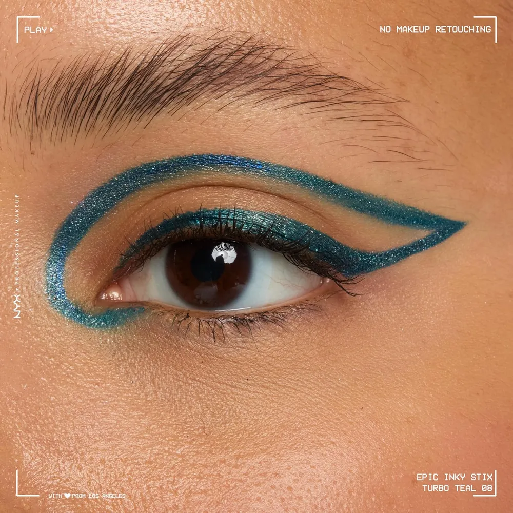 NYX Epic Inky Stix Delineador de Ojos | 08 Turbo Teal
