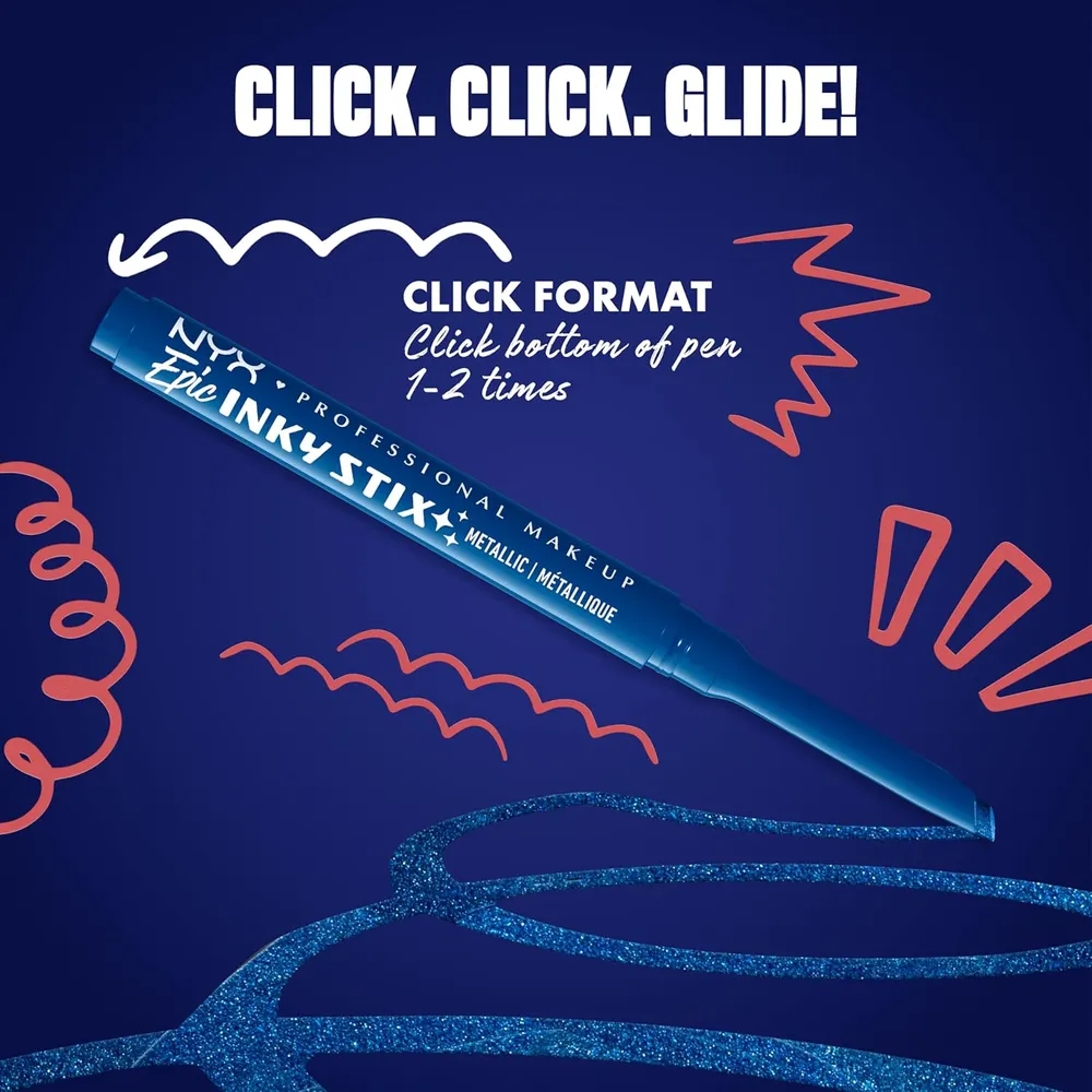 NYX Epic Inky Stix Delineador de Ojos | 08 Turbo Teal