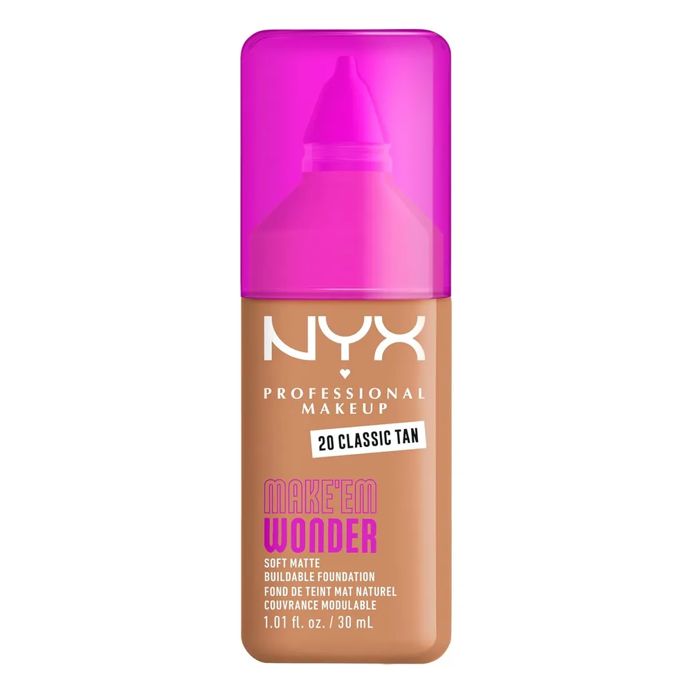 NYX Make 'em Wonder Base Líquida | 20 Classic Tan