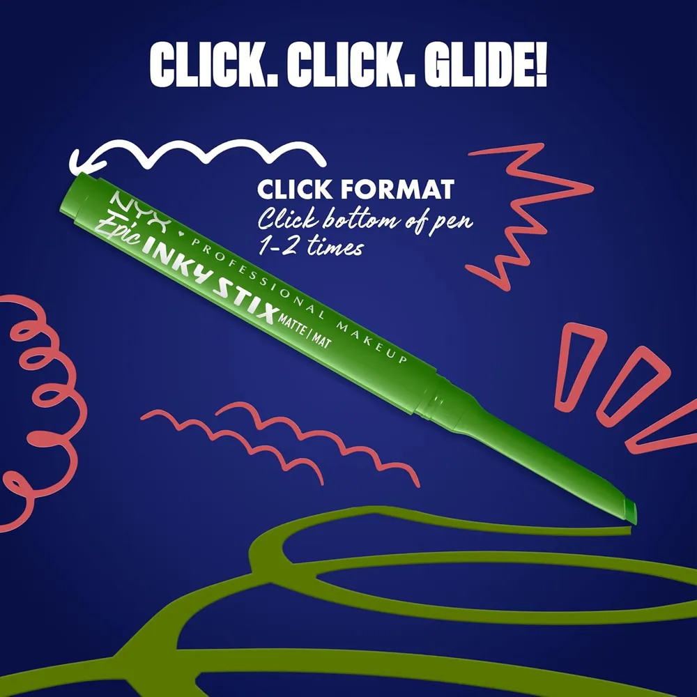 NYX Epic Inky Stix Delineador de Ojos | 13 On-Lime