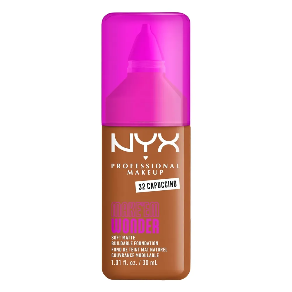 NYX Make 'em Wonder Base Líquida | 32 Capuccino