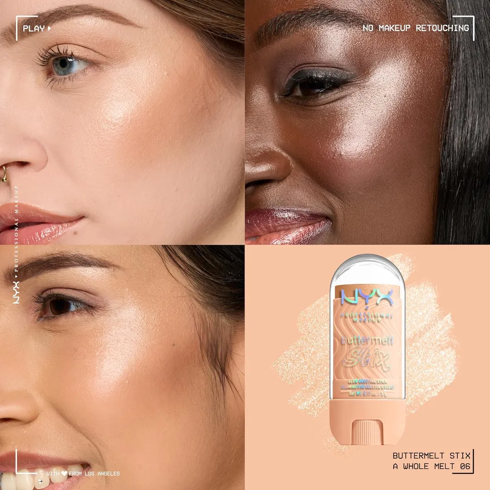 NYX Buttermelt Glaze Stix Iluminador en Barra | 06 A Whole Melt