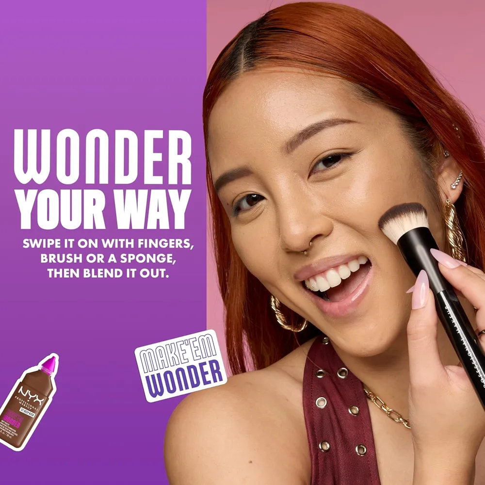 NYX Make 'em Wonder Base Líquida | 08 Vanilla