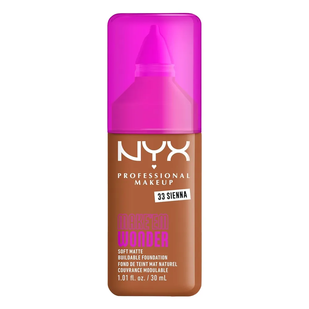 NYX Make 'em Wonder Base Líquida | 33 Sienna