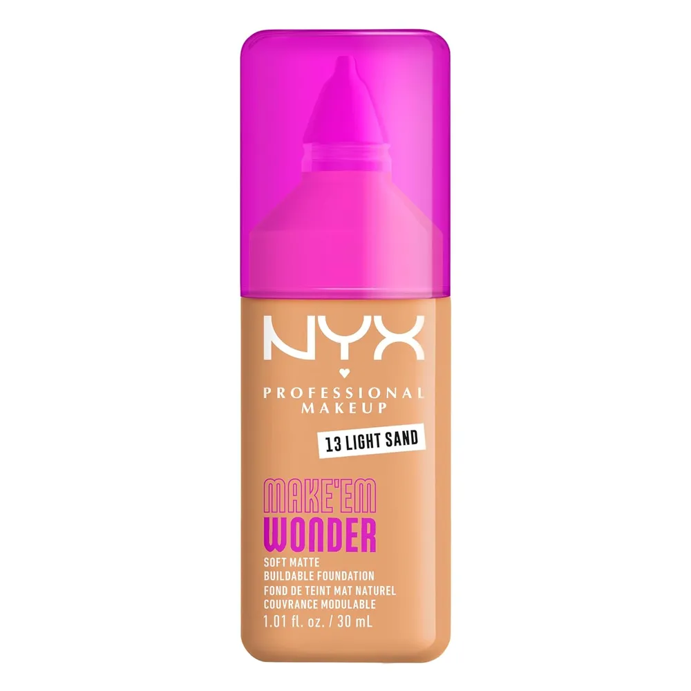 NYX Make 'em Wonder Base Líquida | 13 Light Sand