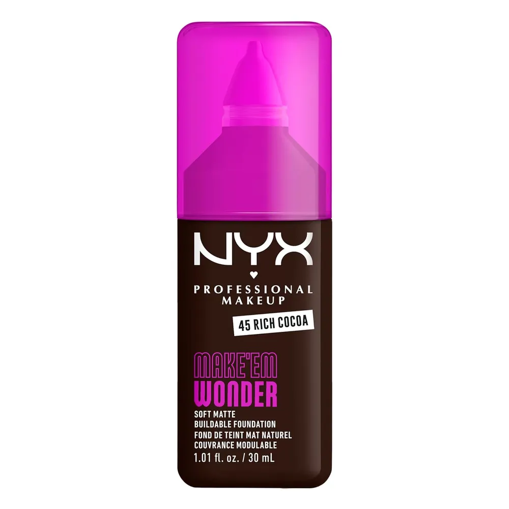 NYX Make 'em Wonder Base Líquida | 45 Rich Cocoa
