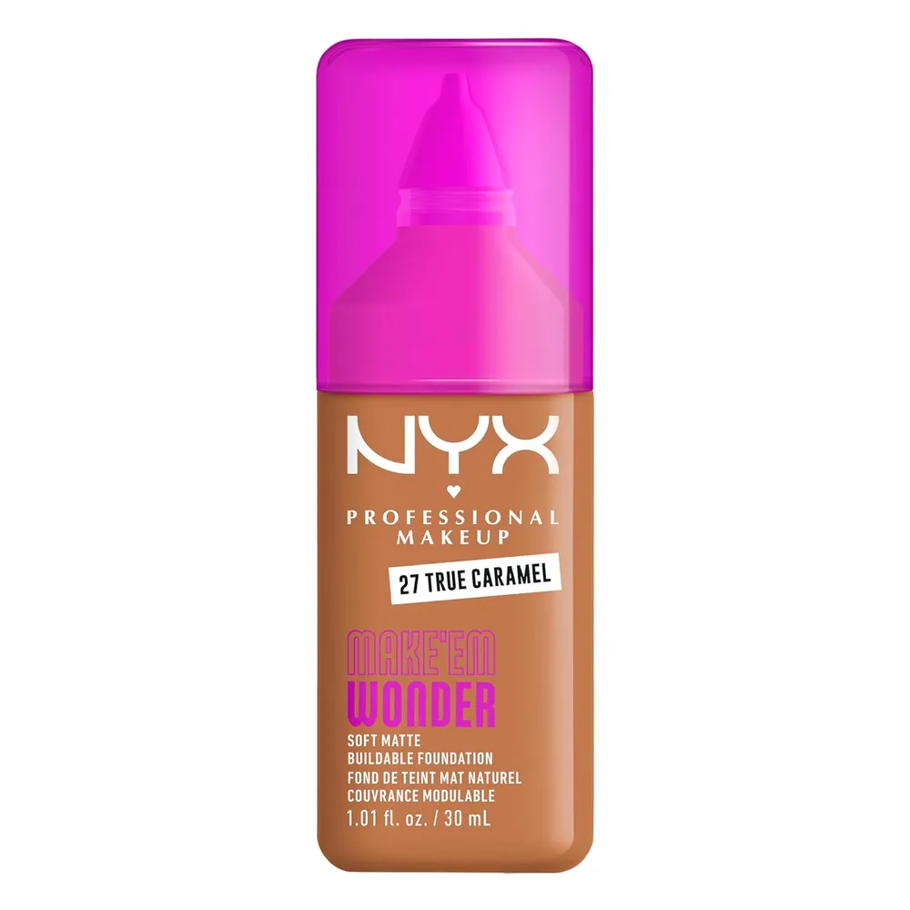 NYX Make 'em Wonder Base Líquida | 27 True Caramel