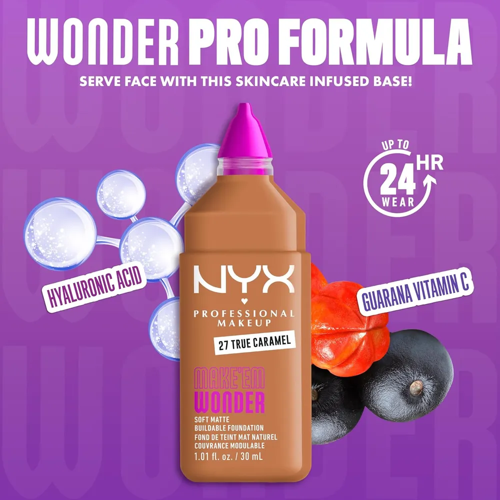 b0fzcjb8fm_3_webp.webp NYX Make 'em Wonder Base Líquida | 27 True Caramel