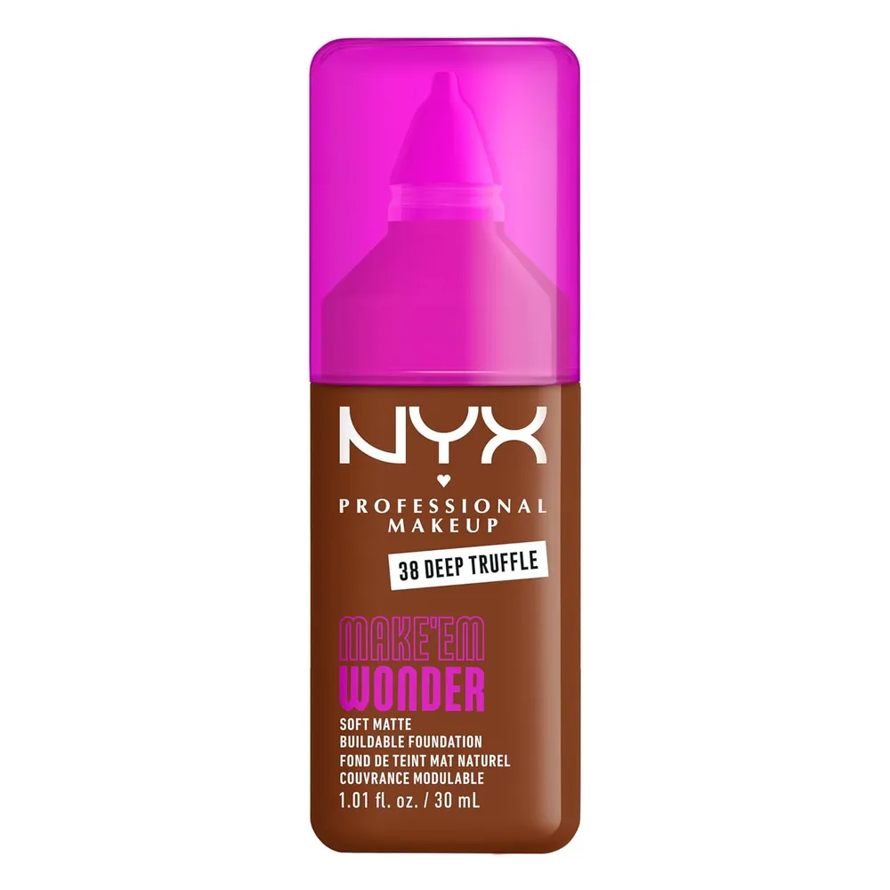 NYX Make 'em Wonder Base Líquida | 38 Deep Truffle
