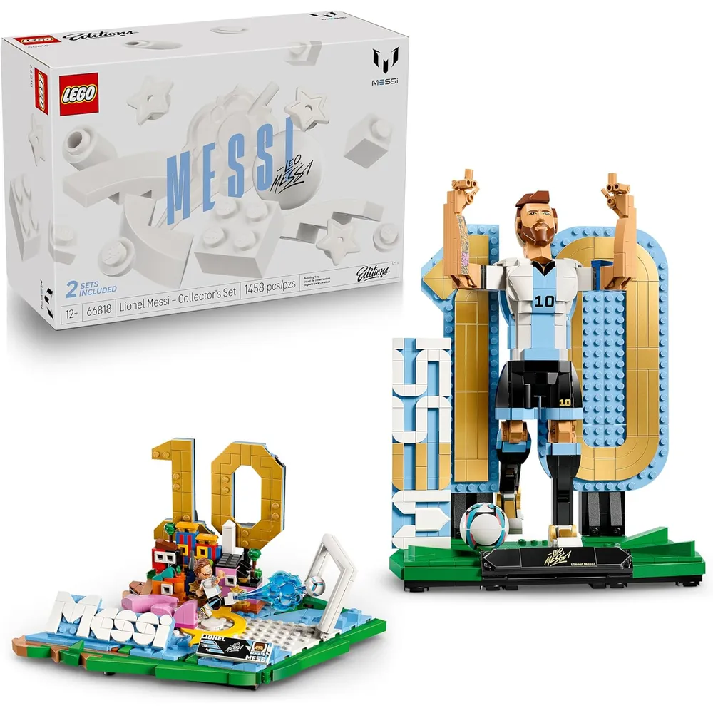 LEGO LIONEL MESSI PACK COLECCIONISTA 1027 PIEZAS