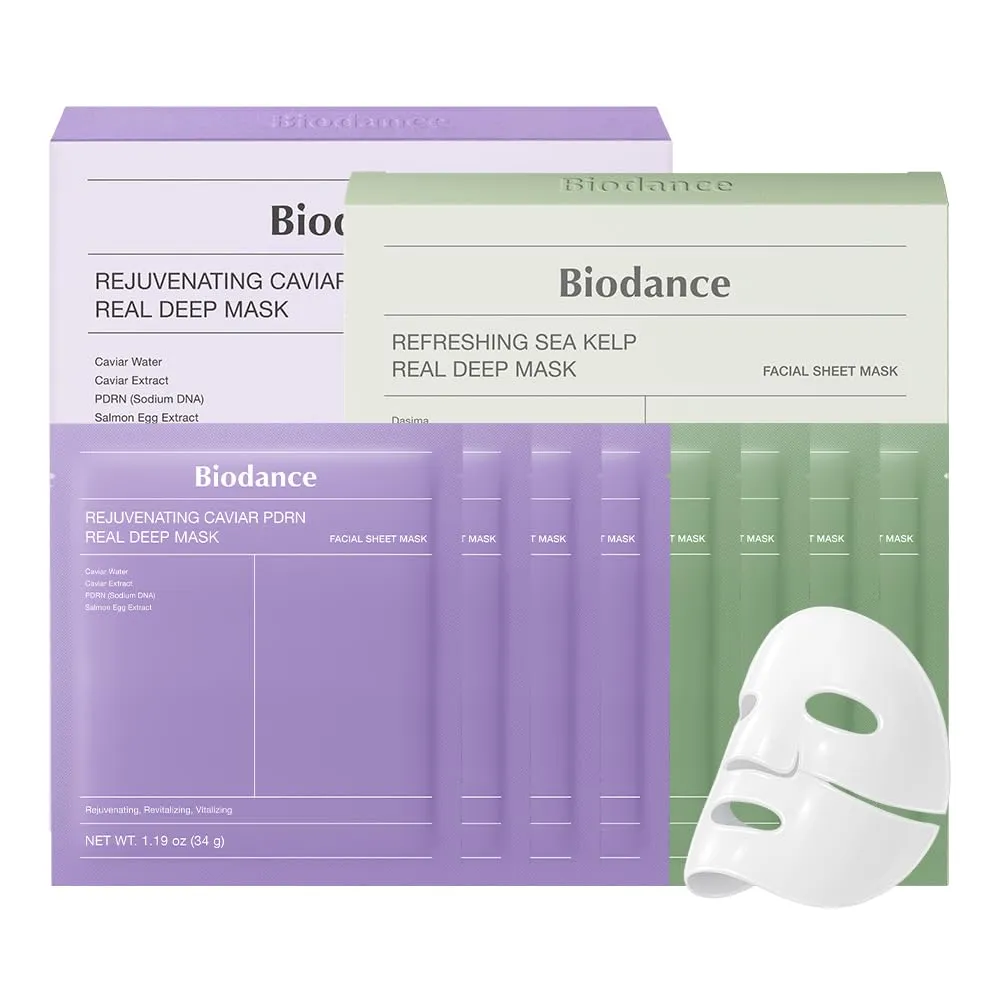 PACK 2 BIODANCE MASCARILLA NOCTURNA ALGAS MARINAS & CAVIAR