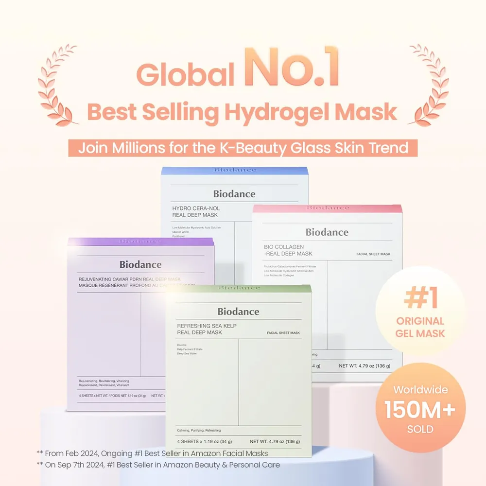 PACK 2 BIODANCE MASCARILLA NOCTURNA ALGAS MARINAS & CAVIAR
