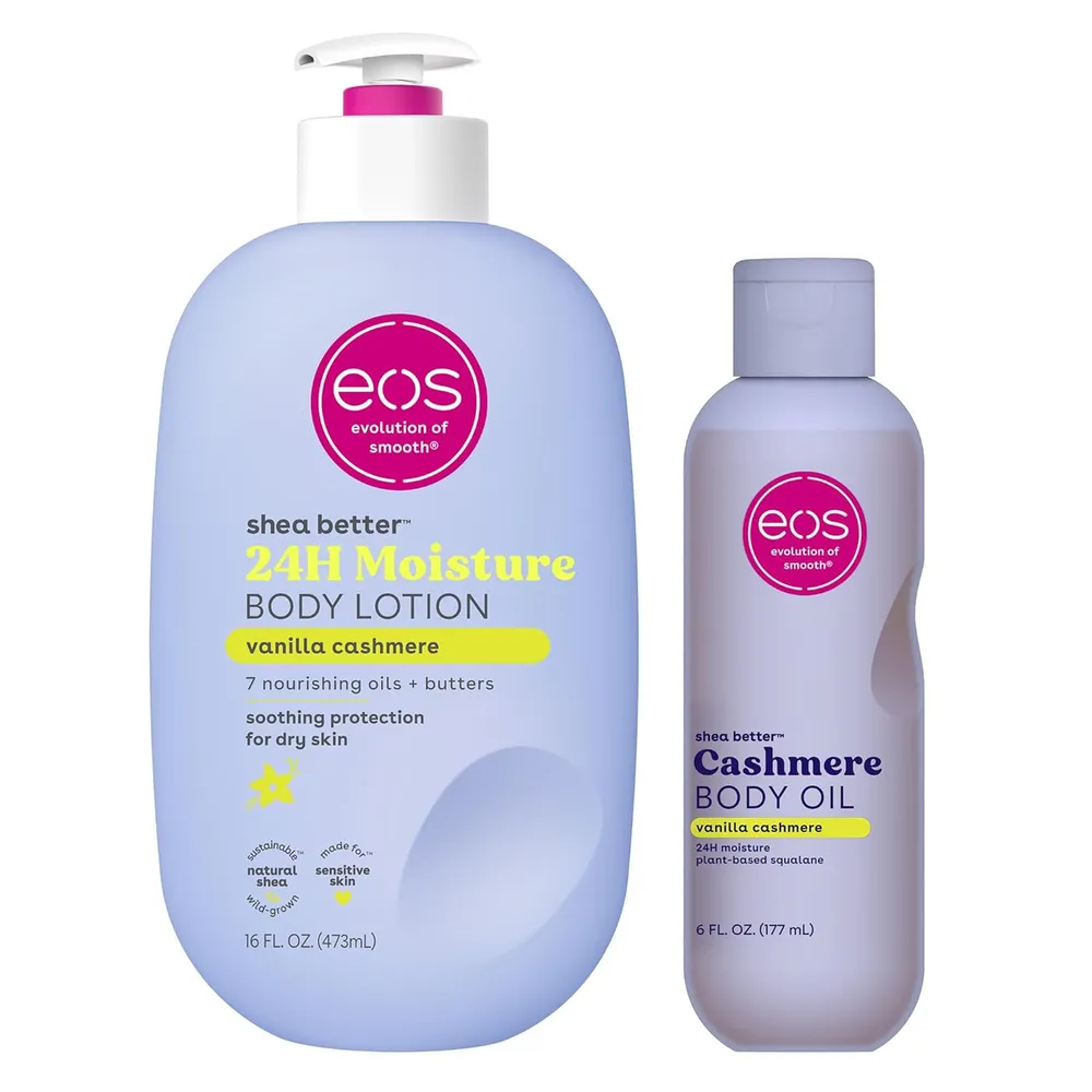EOS SET LOCIÓN Y ACEITE CORPORAL SHEA BETTER | VANILLA CASHMERE