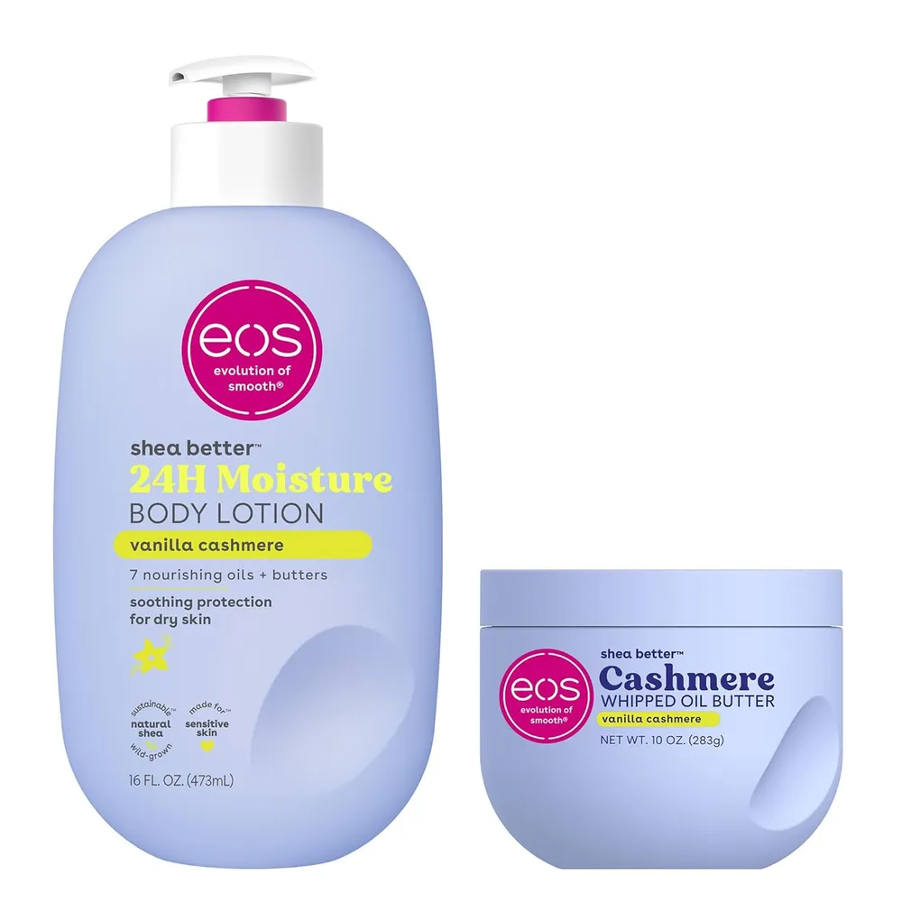 EOS SET LOCIÓN Y MANTECA CORPORAL SHEA BETTER | VANILLA CASHMERE