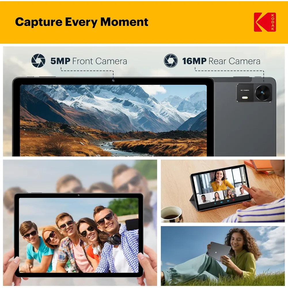 Kodak K11 tableta Full HD Android 128 GB