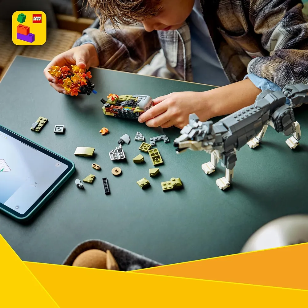 LEGO CREATOR 3 EN 1 LOBO GRIS 626 PIEZAS